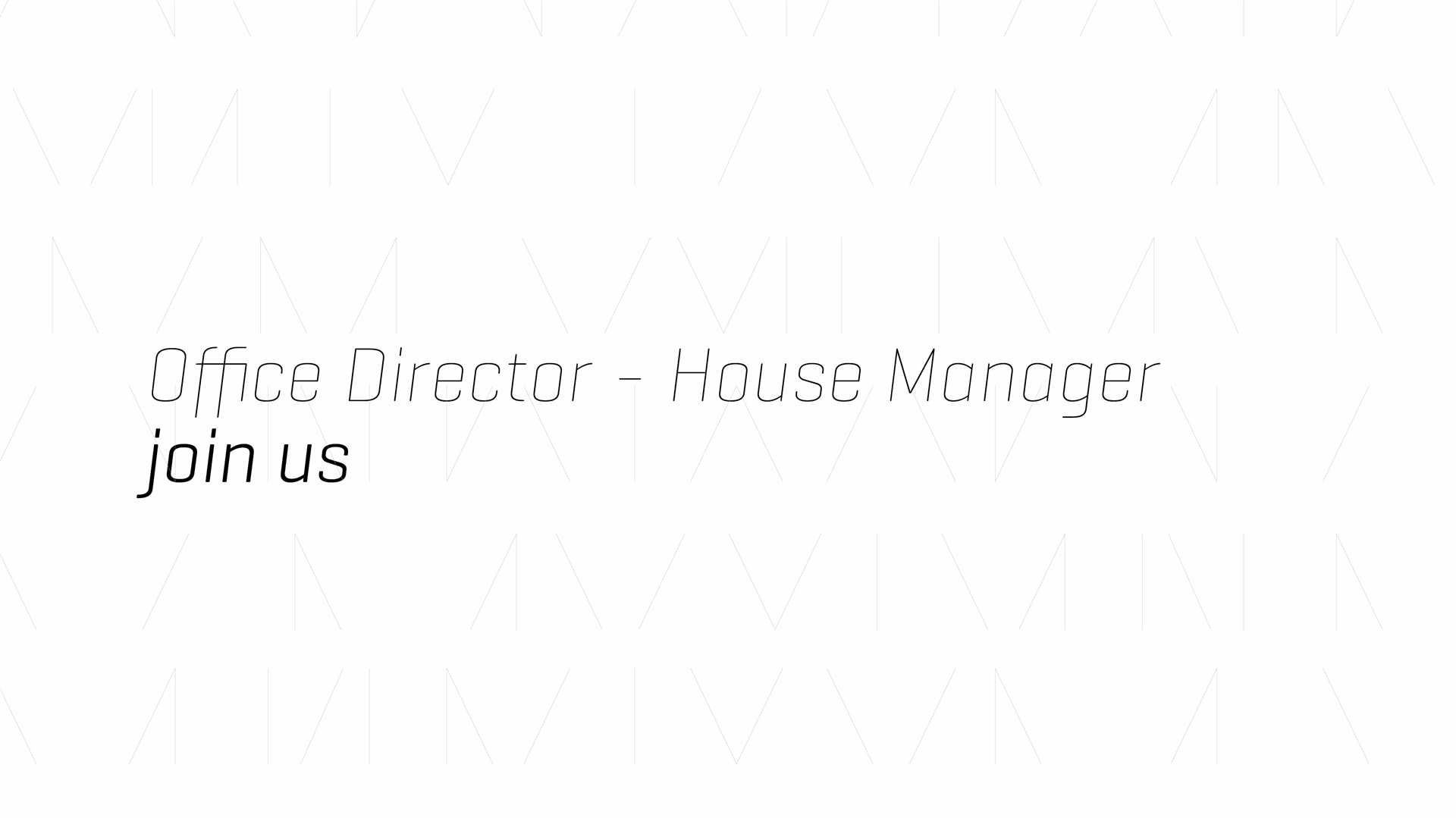 Office Director - House Manager MMAPROJECTS S.R.L.